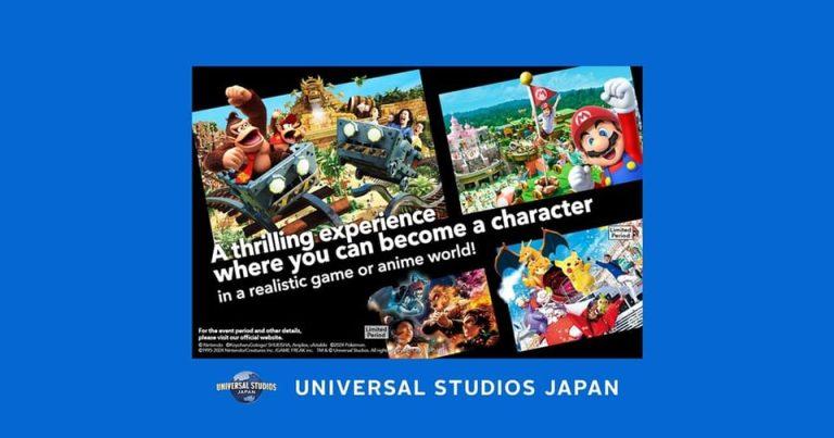 Osaka Universal Studios Japan Studio Pass & Private Transfer